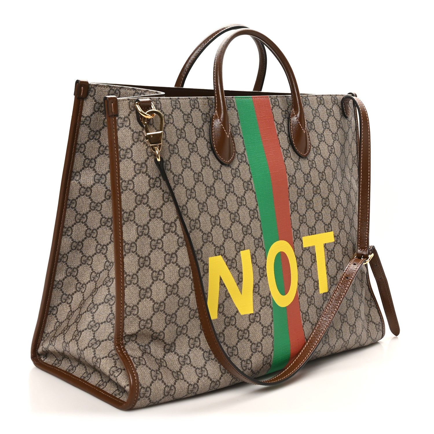 Gucci GG Supreme Monogram Fake/Not Large Retro Interlocking G Tote