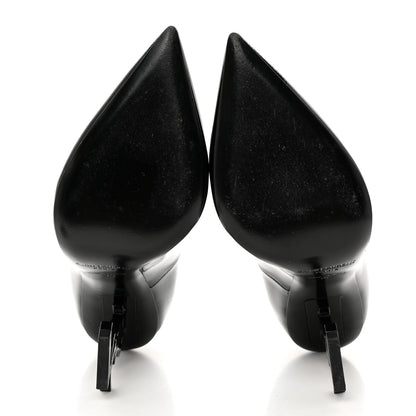 Saint Laurent SAINT LAURENT Patent Calfskin Opyum 110 Sandals 35 Black 5 of 8