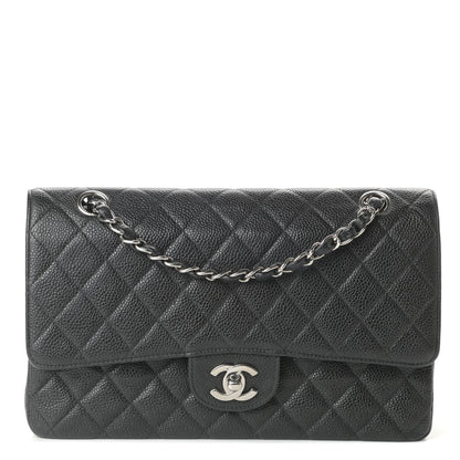 Chanel Caviar Quilted Medium Double Flap Black 1 of 10