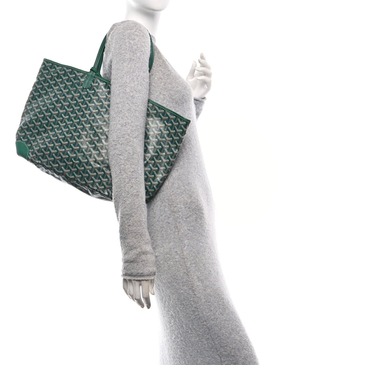 Goyard Goyardine Saint Louis PM Green 2 of 12