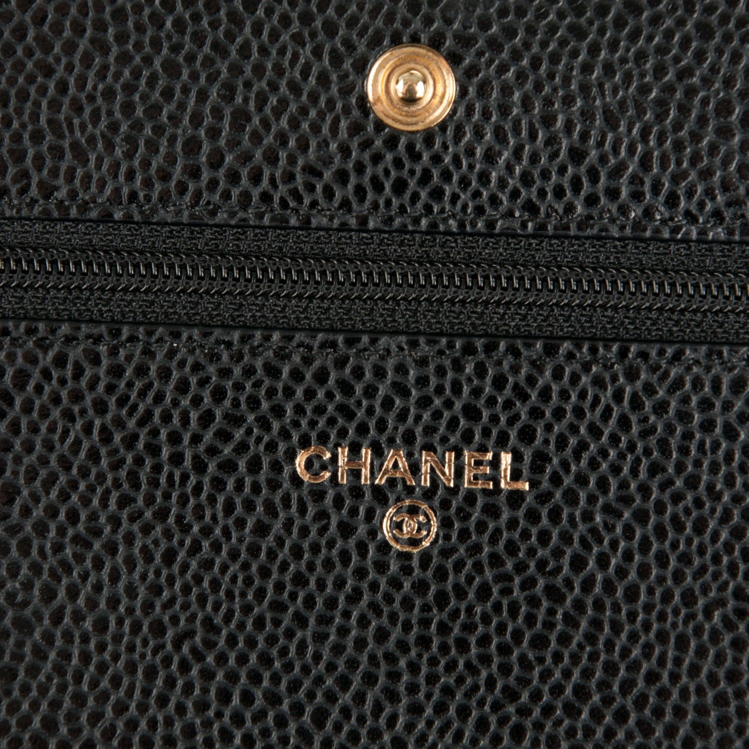 Chanel Caviar Quilted Wallet On Chain WOC Black 6 of 8