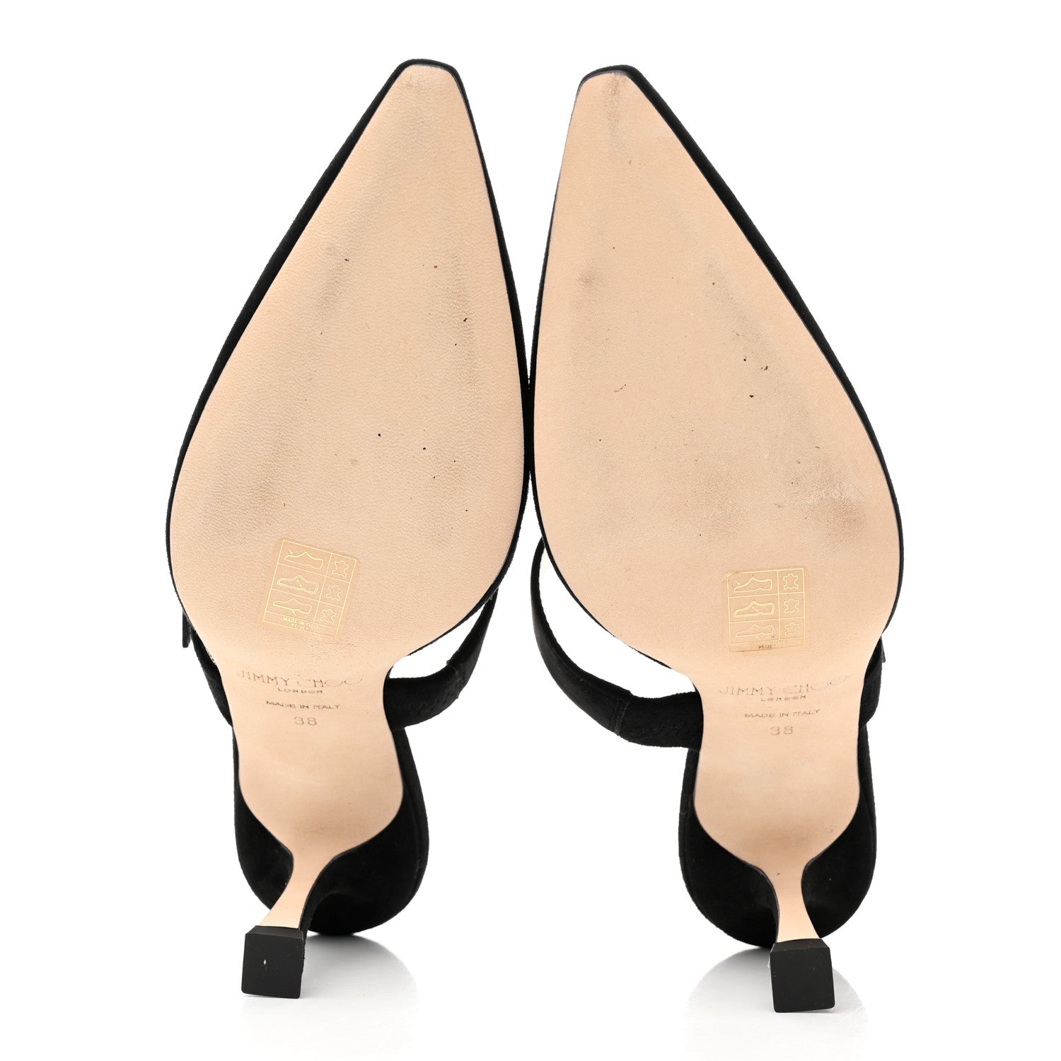 Jimmy Choo Suede Crystal Marta 90 Mules 38 Black 5 of 8