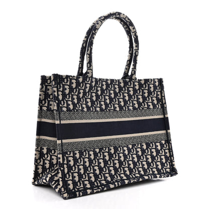 Christian Dior Oblique Medium Book Tote Blue Multicolor 3 of 10