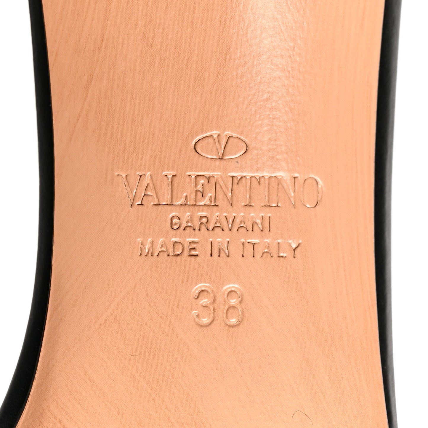 Calfskin Tonal Vlogo Slingback Pumps 38 Black