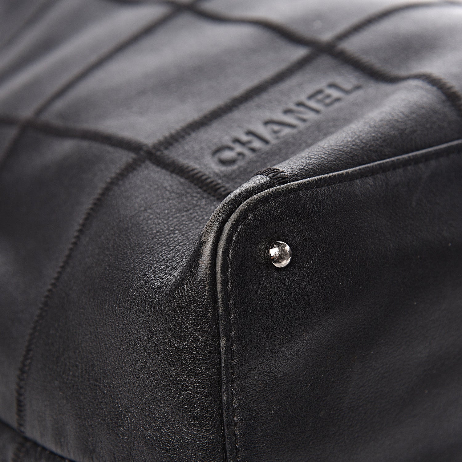 Chanel Calfskin Square Stitched Tassel Bag Black 15 of 17