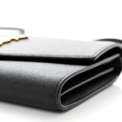 Saint Laurent Grain De Poudre Mini Uptown Crossbody Bag Black 12 of 12