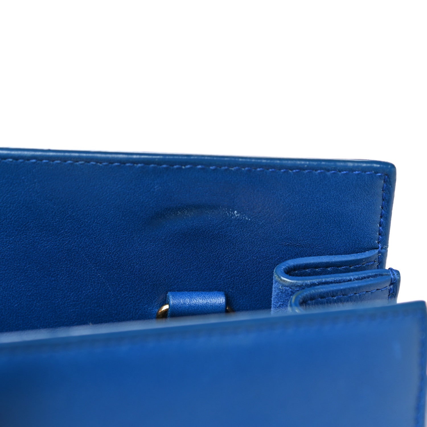 Saint Laurent Calfskin Small Sac De Jour Blue Majorelle 11 of 25