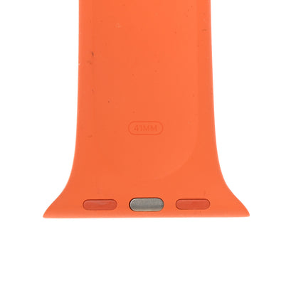 Hermes Silicone 41mm Apple Sports Watch Single Tour Band Orange 4 of 4
