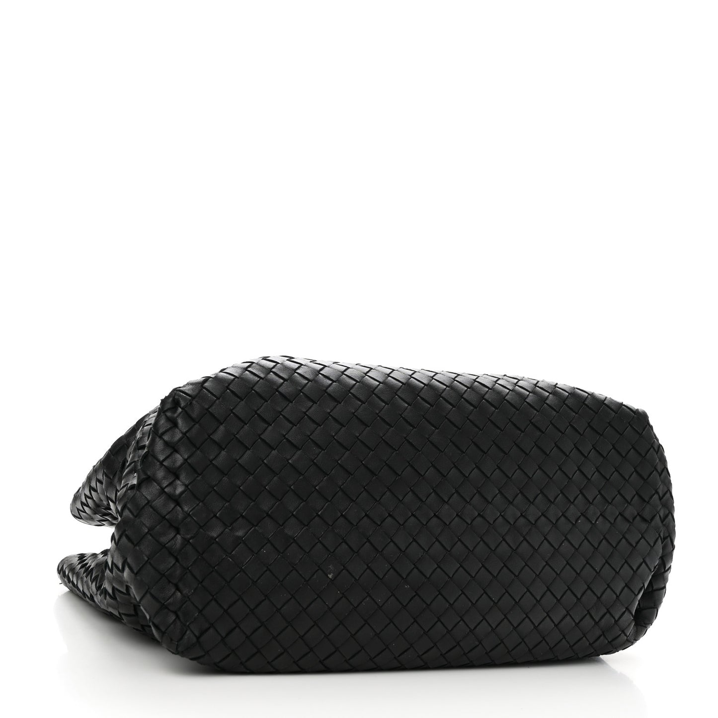 Nappa Intrecciato Medium Classic Chain Strap Tote Black