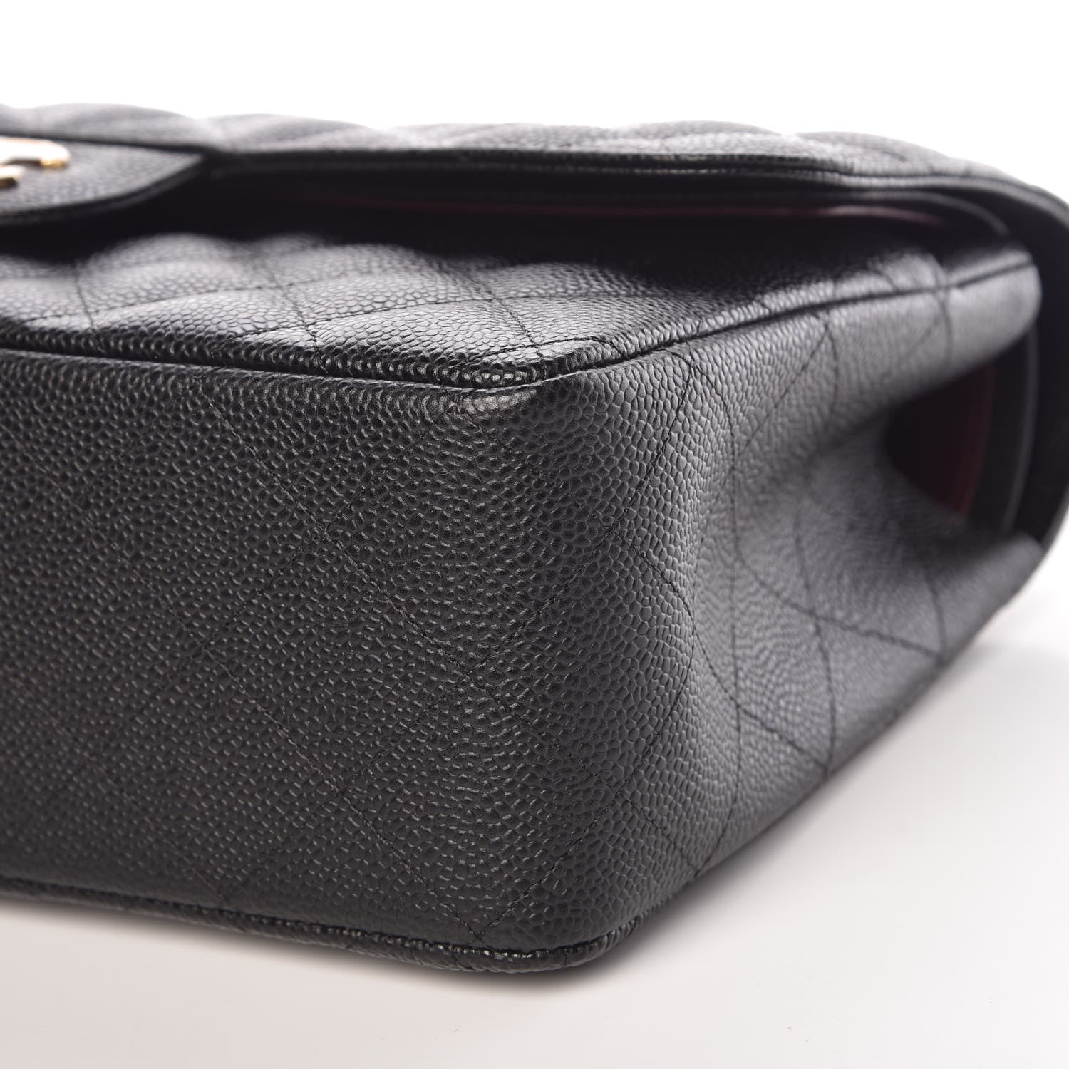 Chanel Caviar Quilted Jumbo Double Flap Black 9 of 10