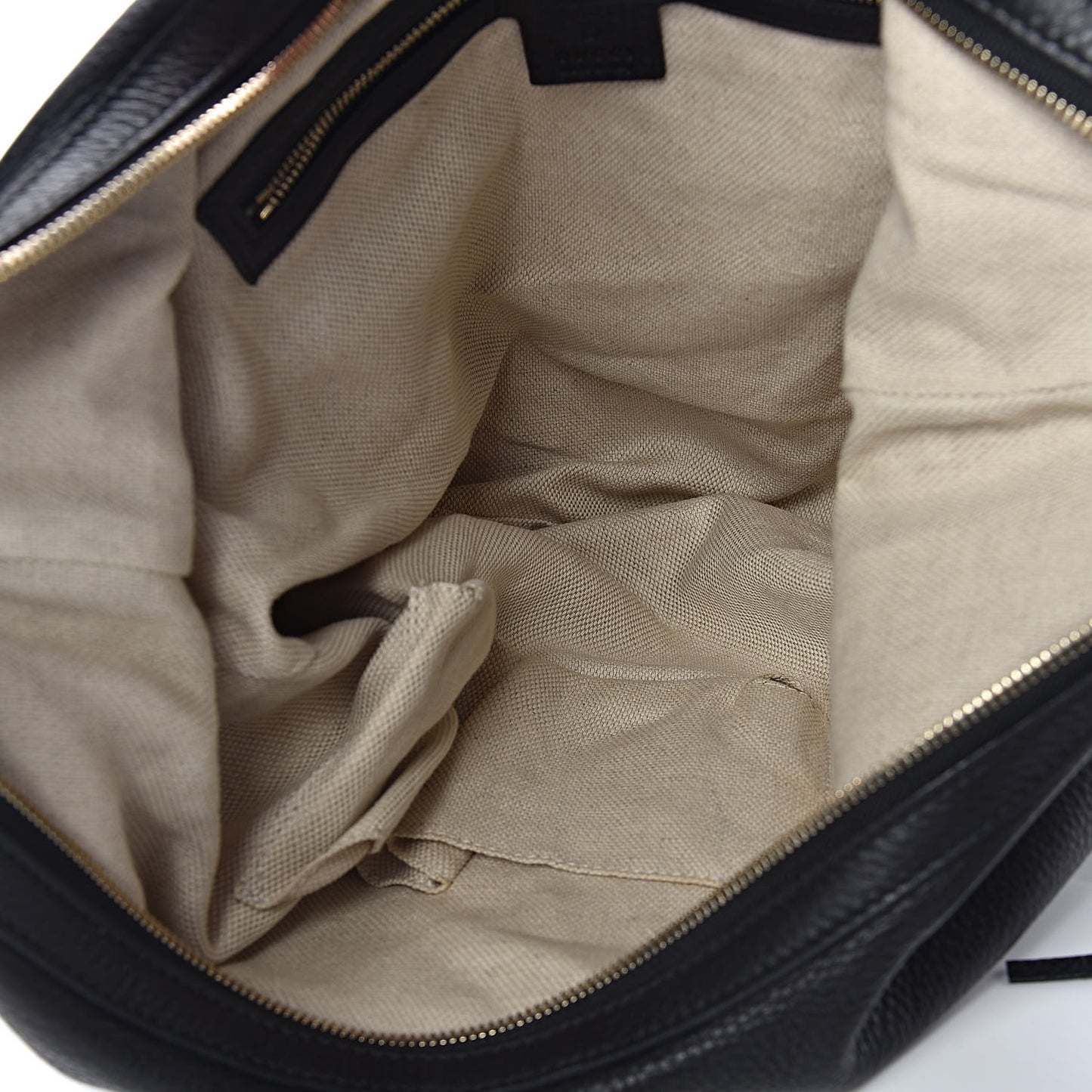 Pebbled Calfskin Medium Soho Chain Hobo Black