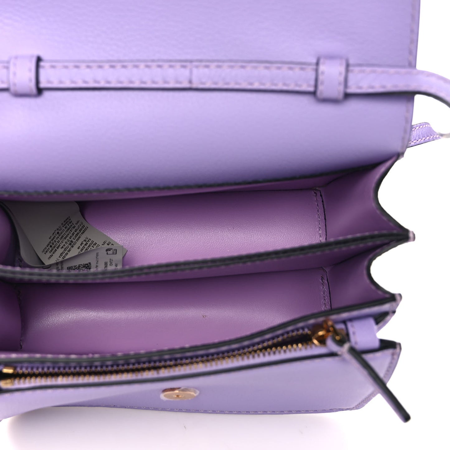 Grained Calfskin La Medusa Shoulder Bag Lilac