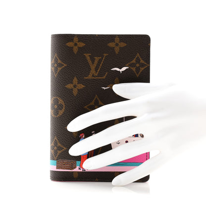 Louis Vuitton Monogram 2016 Christmas Animation Passport Cover Rose Ballerine 2 of 7