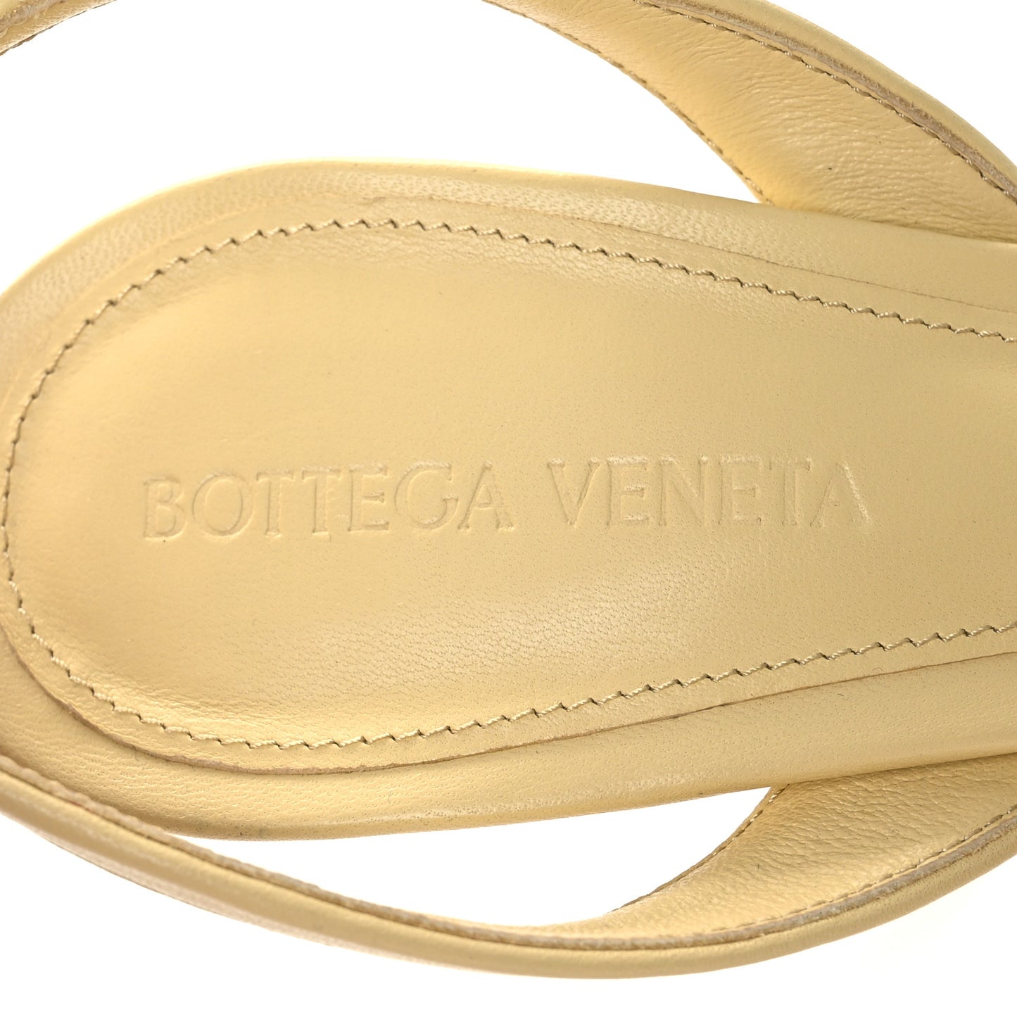 Nappa Intrecciato Freckles Ankle Strap Sandals 39 Moon Beam