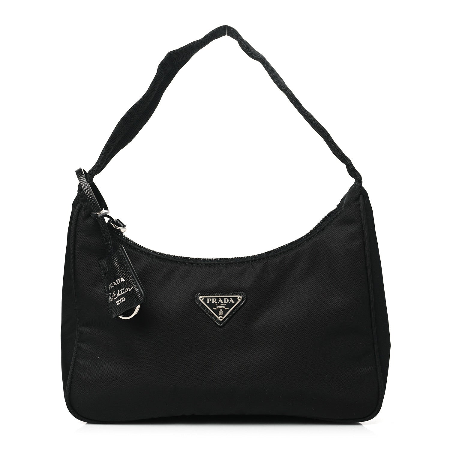Prada Tessuto Nylon Mini Re-Edition 2000 Bag Black 1 of 9