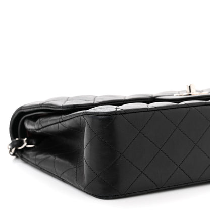 Chanel Lambskin Quilted Medium Double Flap Black 9 of 12