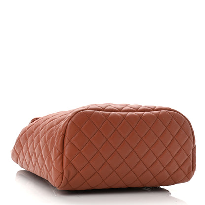 Chanel Lambskin Quilted Large Urban Spirit Backpack Brown 4 of 10