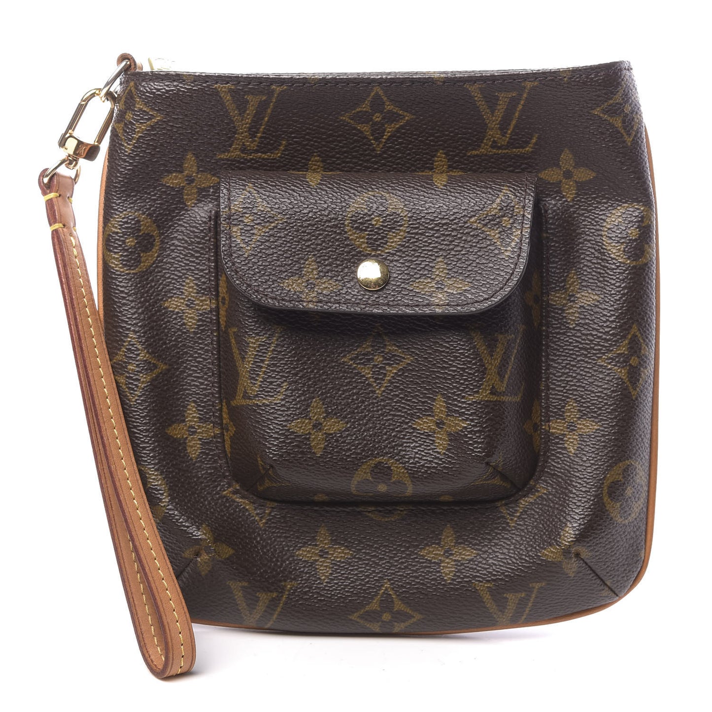 Monogram Partition Wristlet