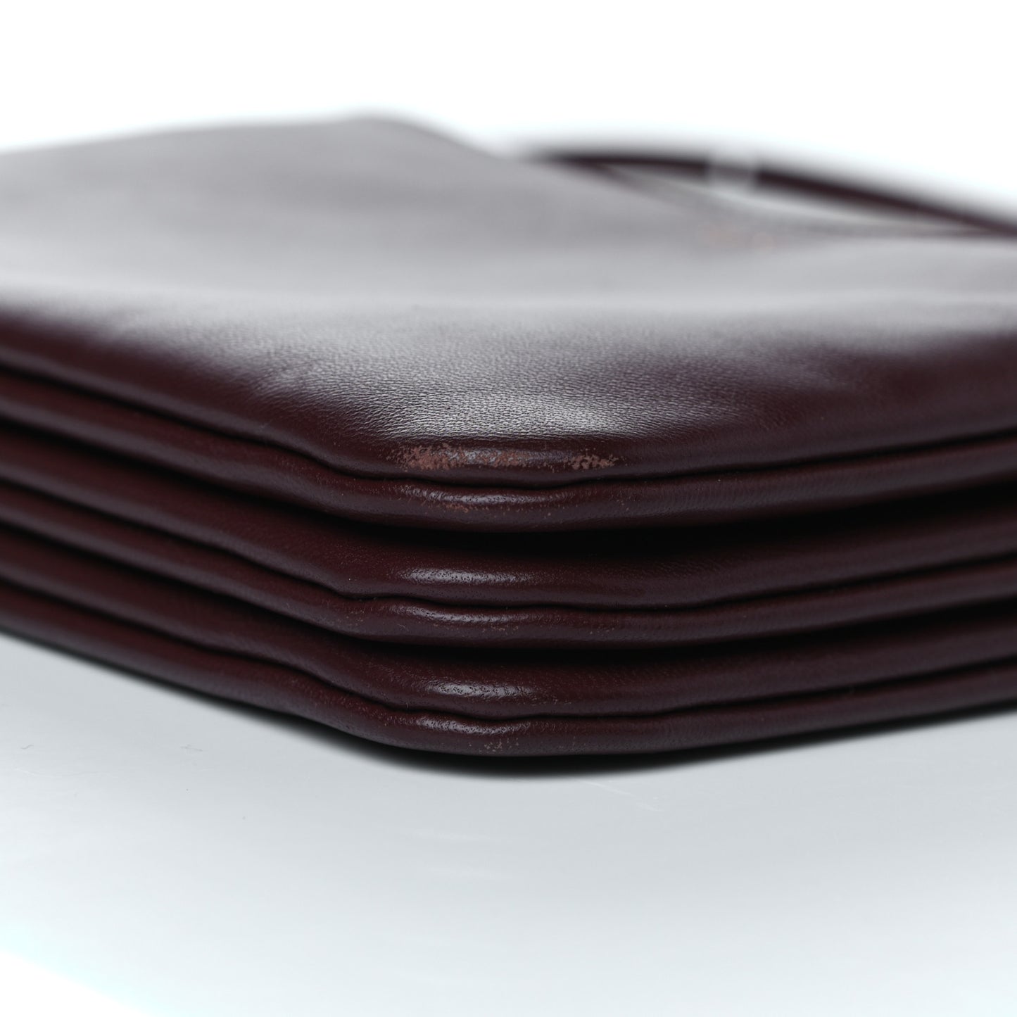 Lambskin Small Trio Crossbody Bag Burgundy