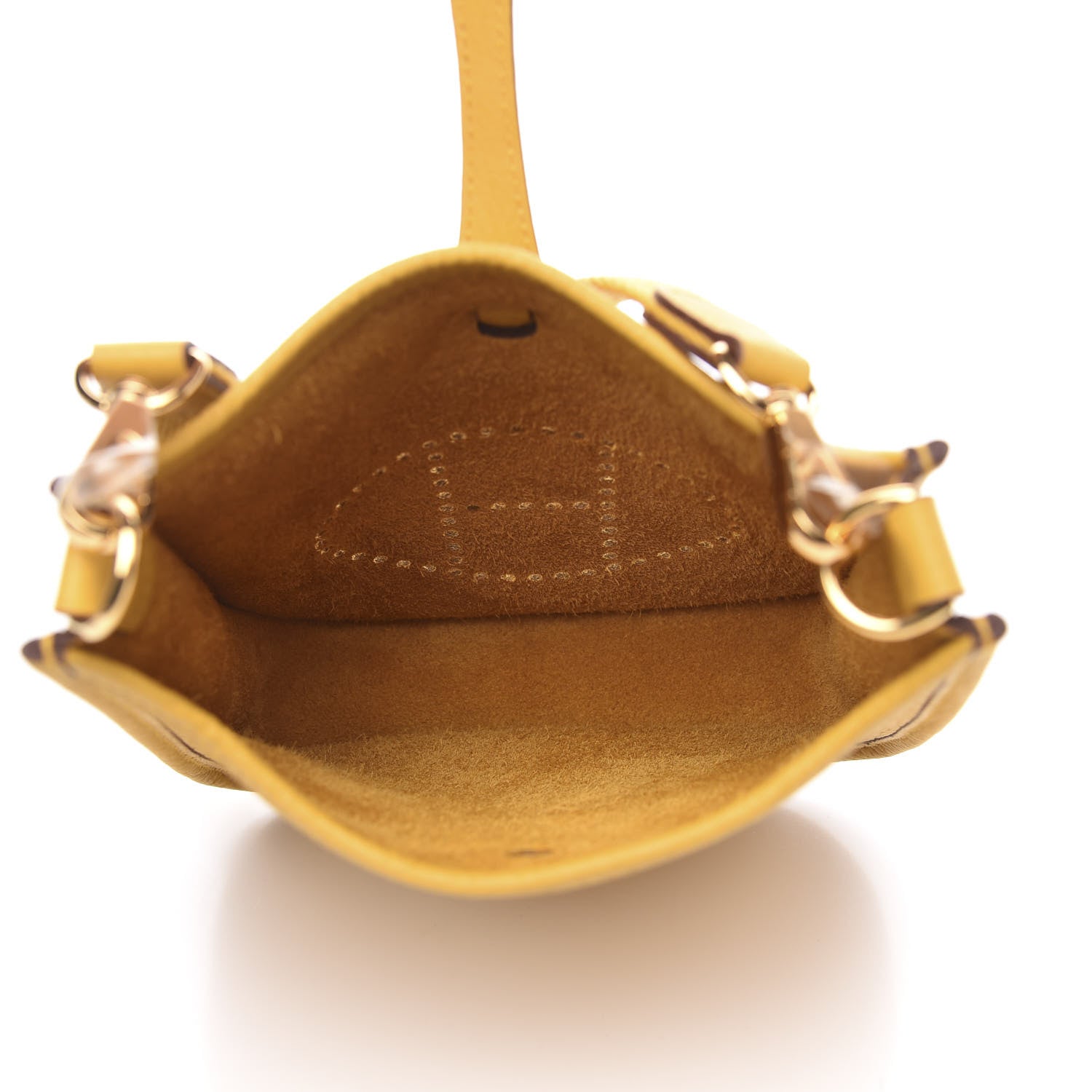 Hermes Taurillon Clemence Evelyne TPM Jaune Ambre 5 of 10