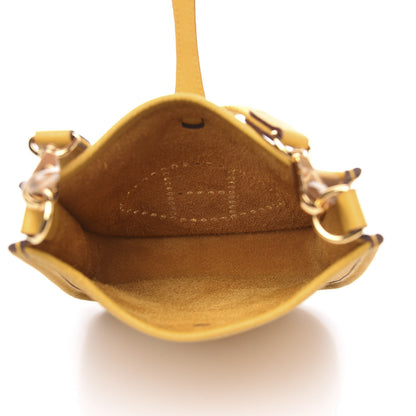 Hermes Taurillon Clemence Evelyne TPM Jaune Ambre 5 of 10
