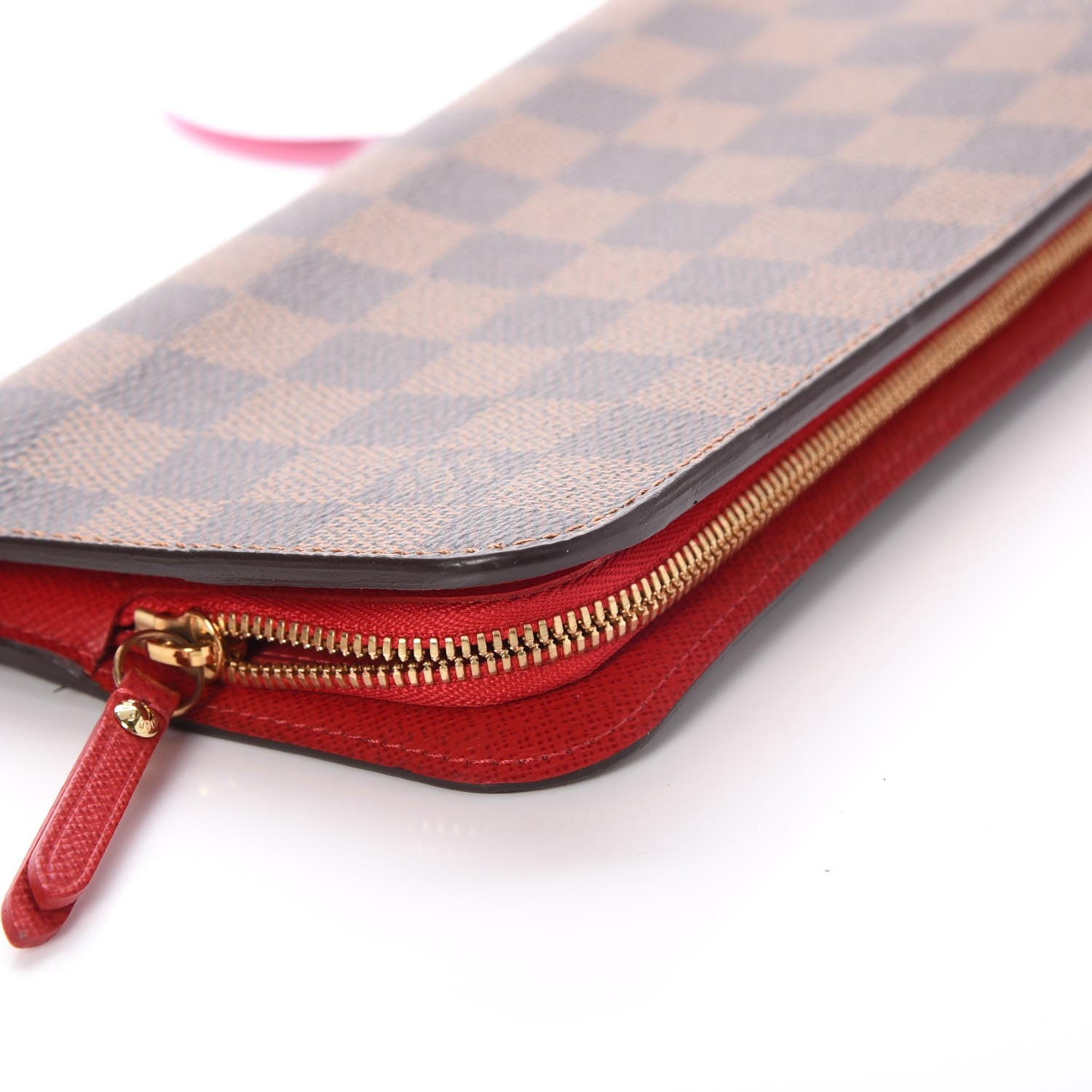 Louis Vuitton Damier Ebene Insolite Wallet Rouge 8 of 11