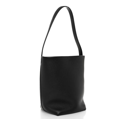 The Row Grained Calfskin Medium N/S Park Tote Black 3 of 9