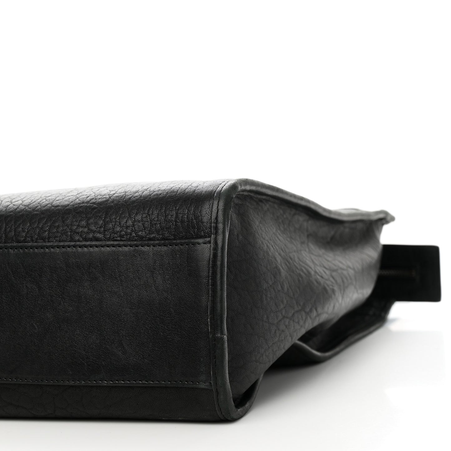 Sheepskin Sac Cabas Tote Black