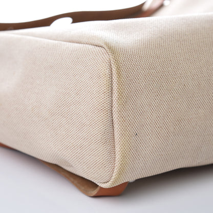 Hermes Toile Vache Calfskin Herbag 30 PM Backpack Natural 8 of 16