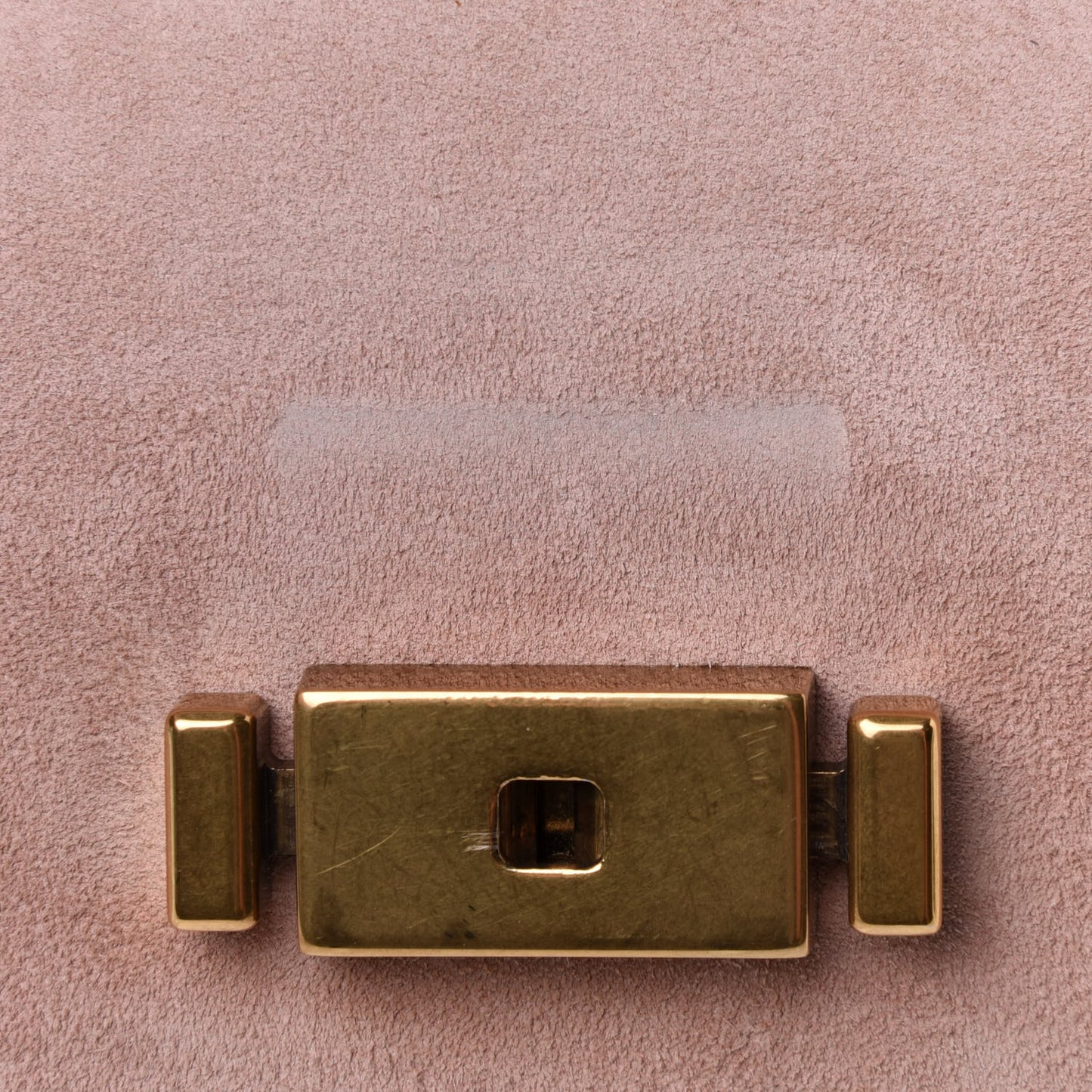 Smooth Calfskin Suede Medium Bellechasse Bag Marble Pink