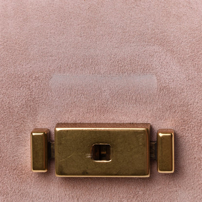 Saint Laurent Smooth Calfskin Suede Medium Bellechasse Bag Marble Pink 11 of 11