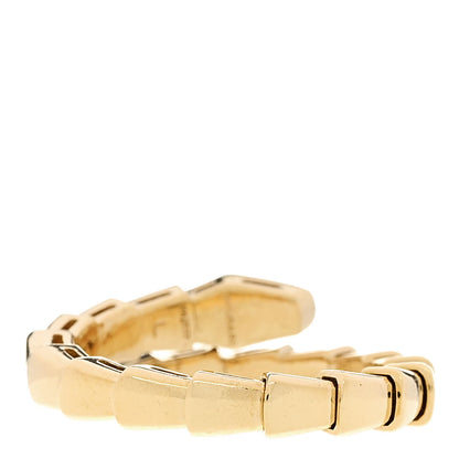 Bulgari 18K Yellow Gold Serpenti Viper Ring L 3 of 6