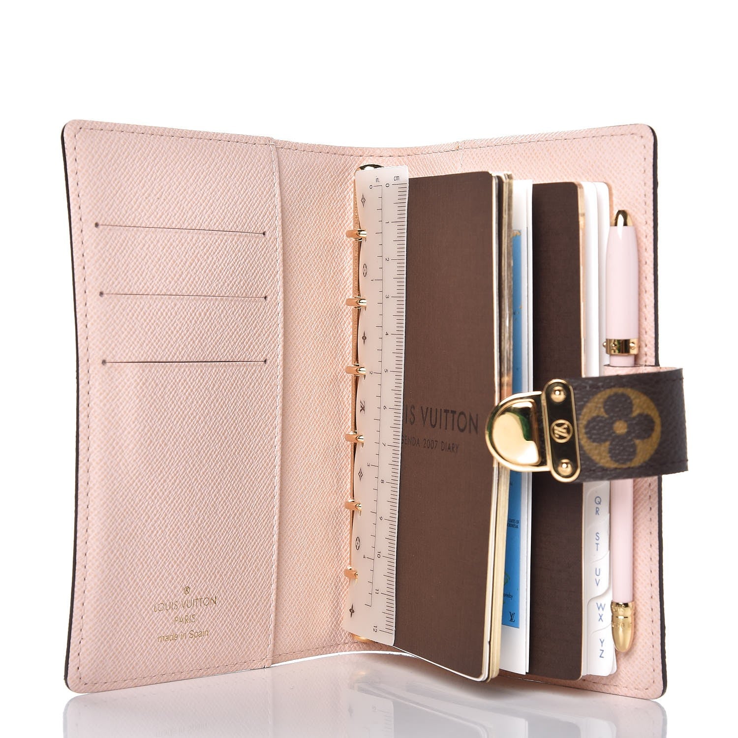Louis Vuitton Monogram Koala Small Ring Agenda Cover Rose 5 of 7