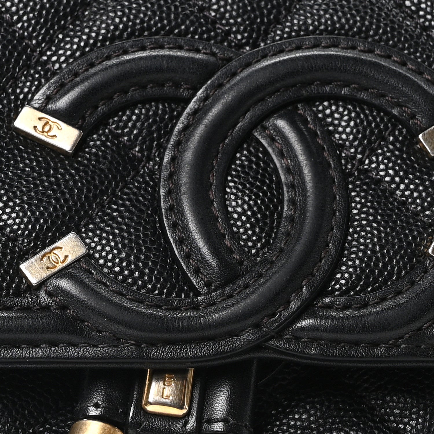 Chanel Caviar Quilted Small Filigree Backpack Black 7 of 9