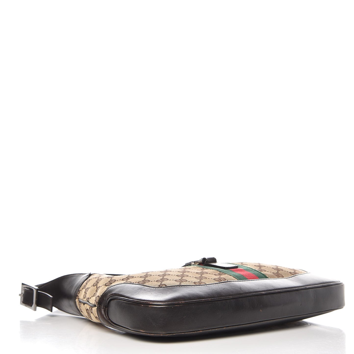 Monogram Web Jackie O Hobo Dark Brown