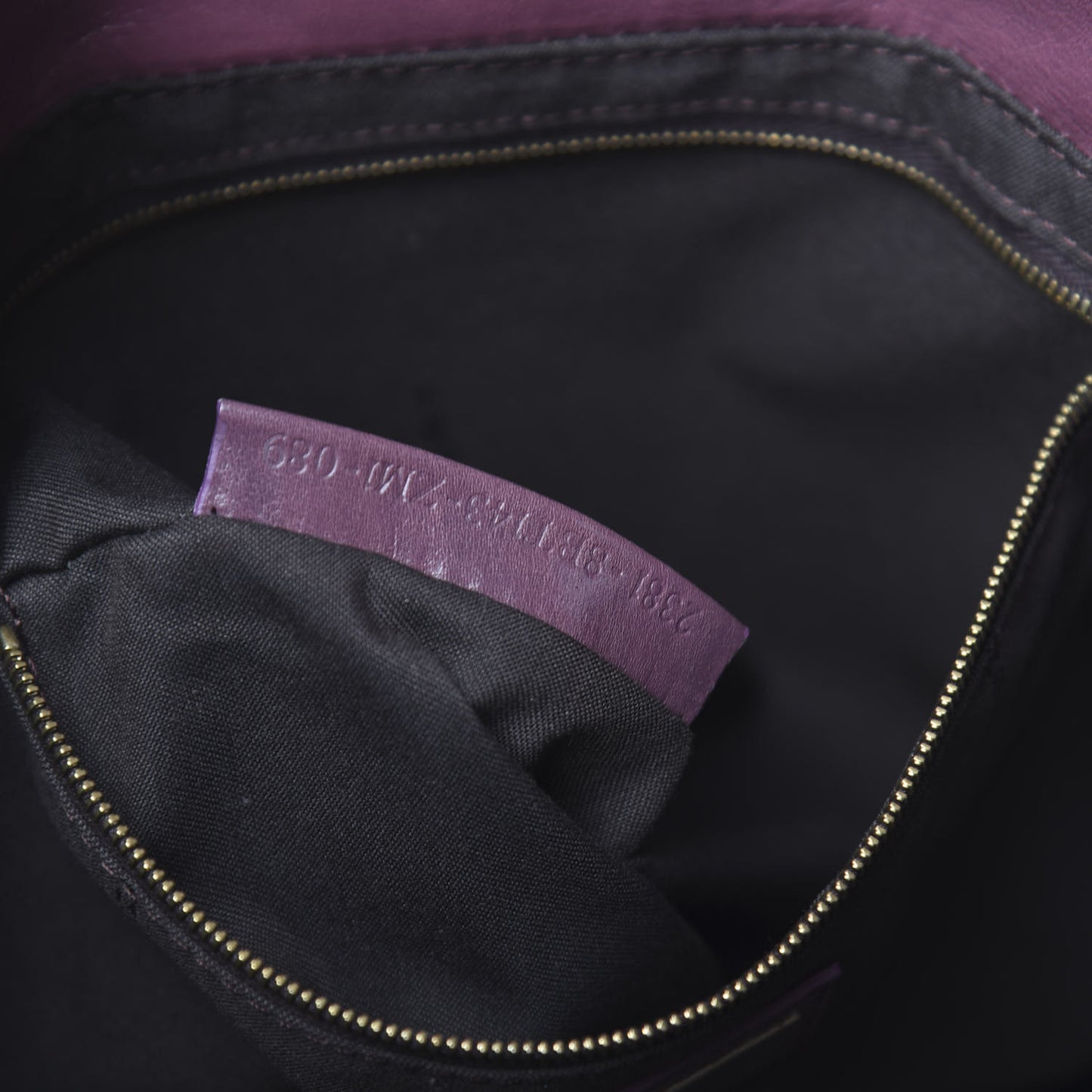 Vitello Acqua Maxi Baguette Shoulder Bag Malva