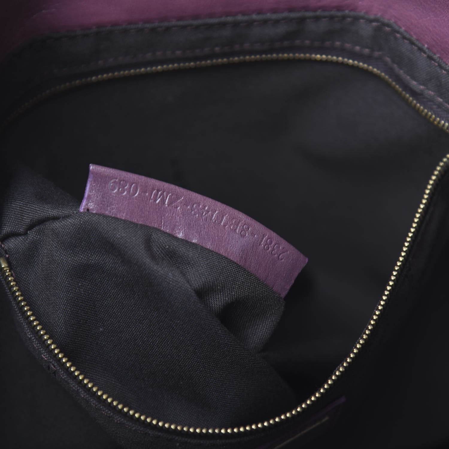 Fendi Vitello Acqua Maxi Baguette Shoulder Bag Malva 7 of 11