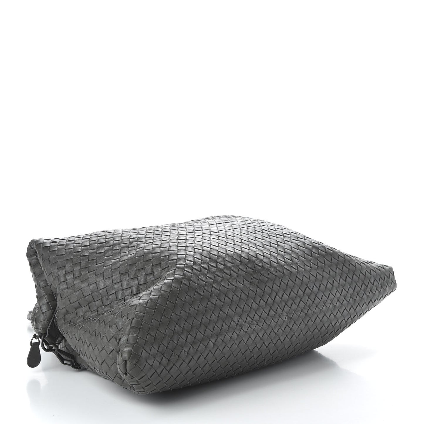 Nappa Intrecciato Maxi Convertible Tote Grey