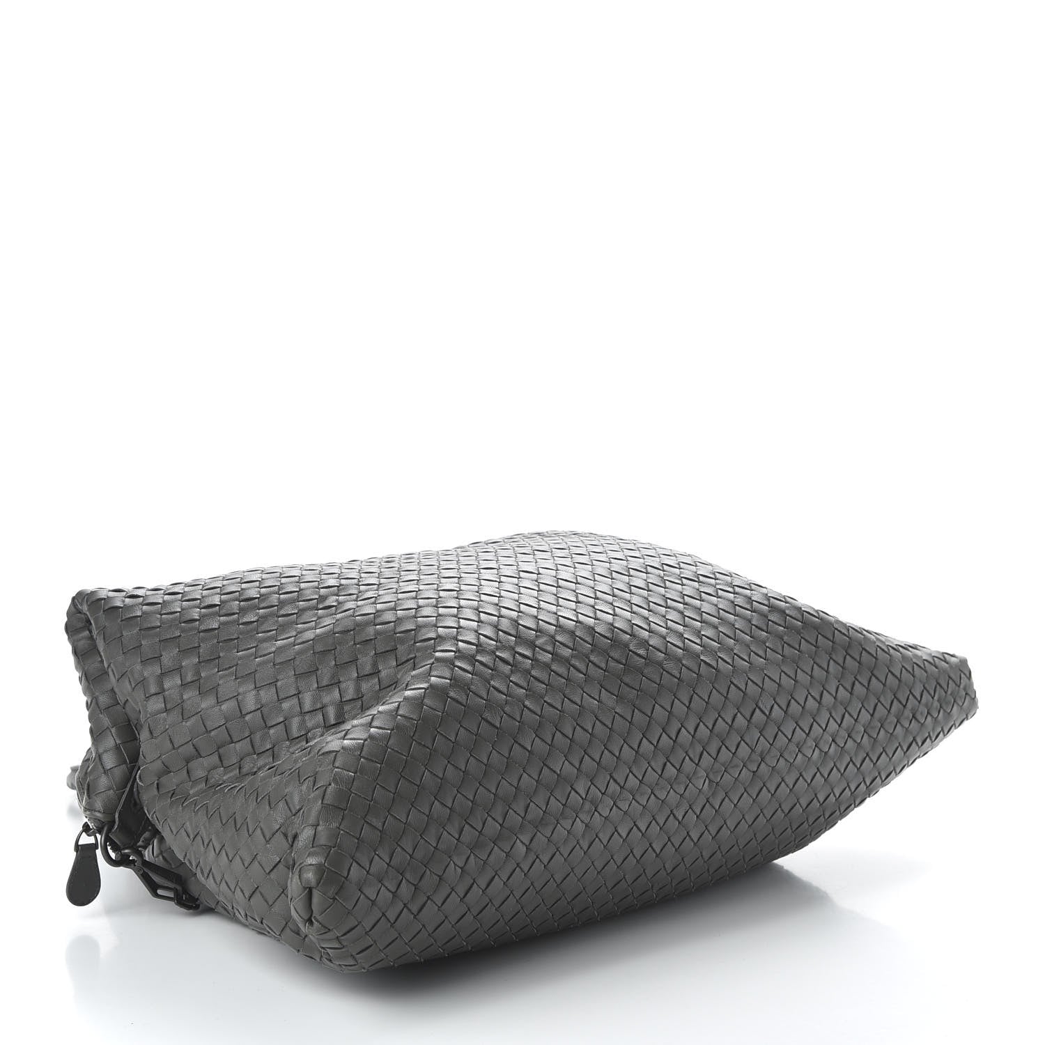 Bottega Veneta Nappa Intrecciato Maxi Convertible Tote Grey 4 of 10