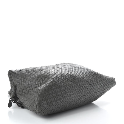 Bottega Veneta Nappa Intrecciato Maxi Convertible Tote Grey 4 of 10