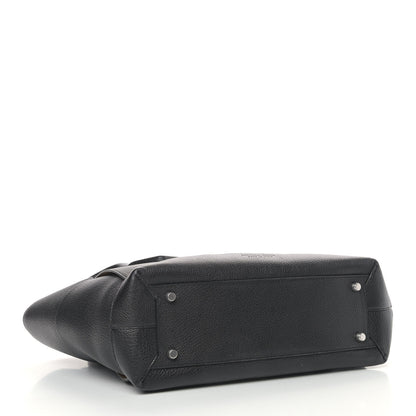 Bottega Veneta Grained Calfskin Maxi Intrecciato Medium Arco Black 4 of 11