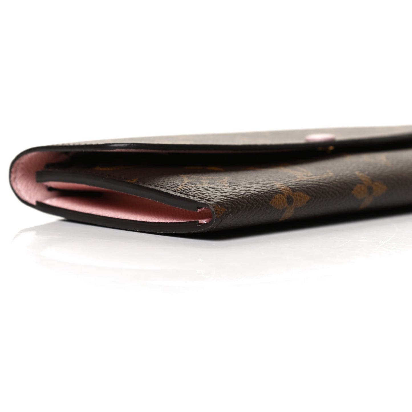 Monogram Emilie Wallet Rose Ballerine
