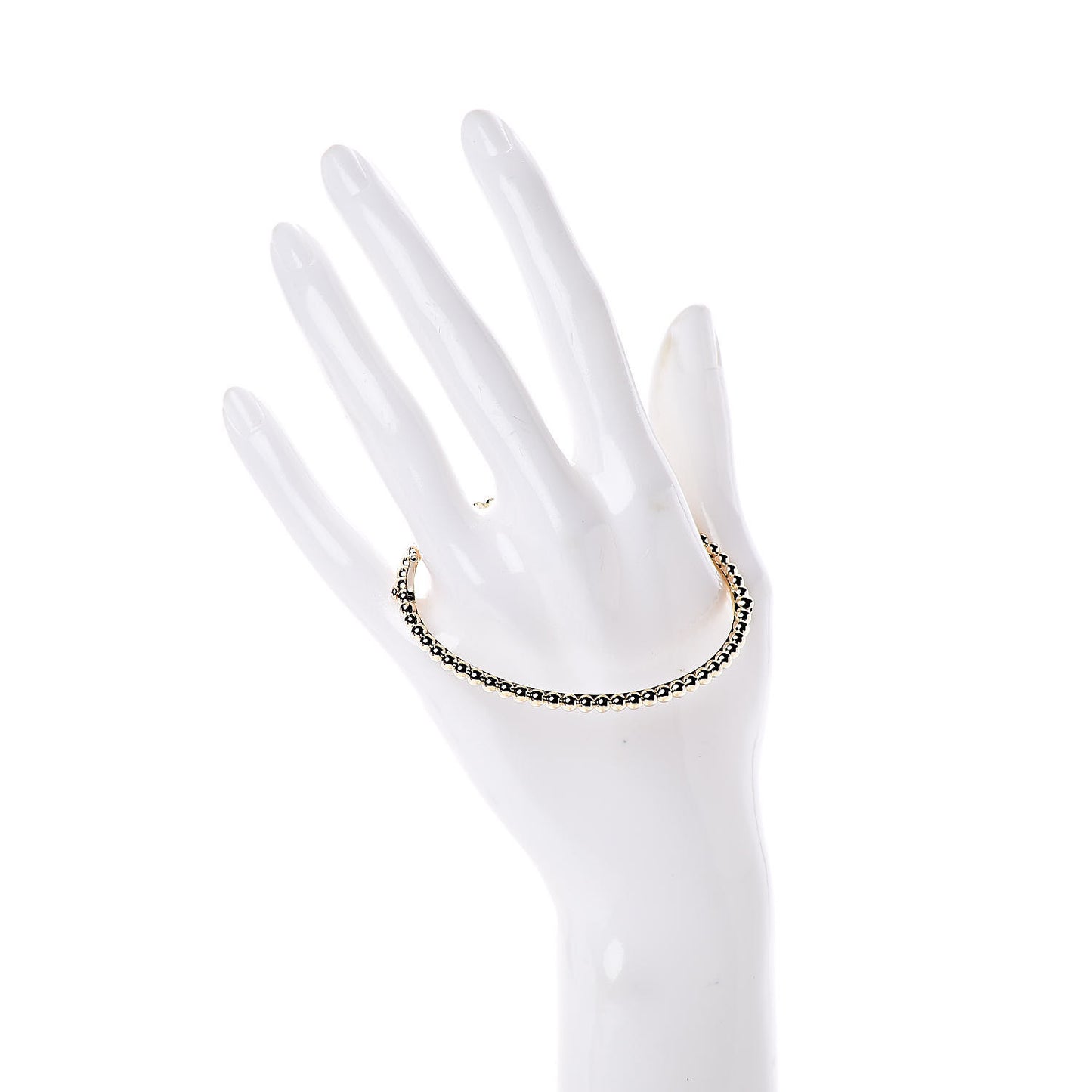 18K Yellow Gold Perlee Pearls of Gold Bracelet L