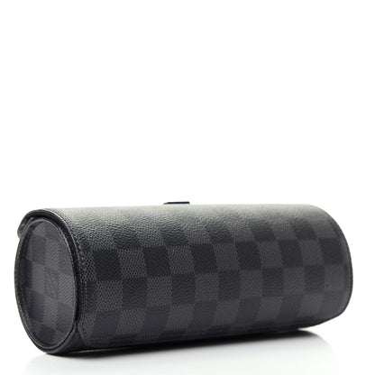 Louis Vuitton Damier Graphite 3 Watch Travel Case 3 of 6