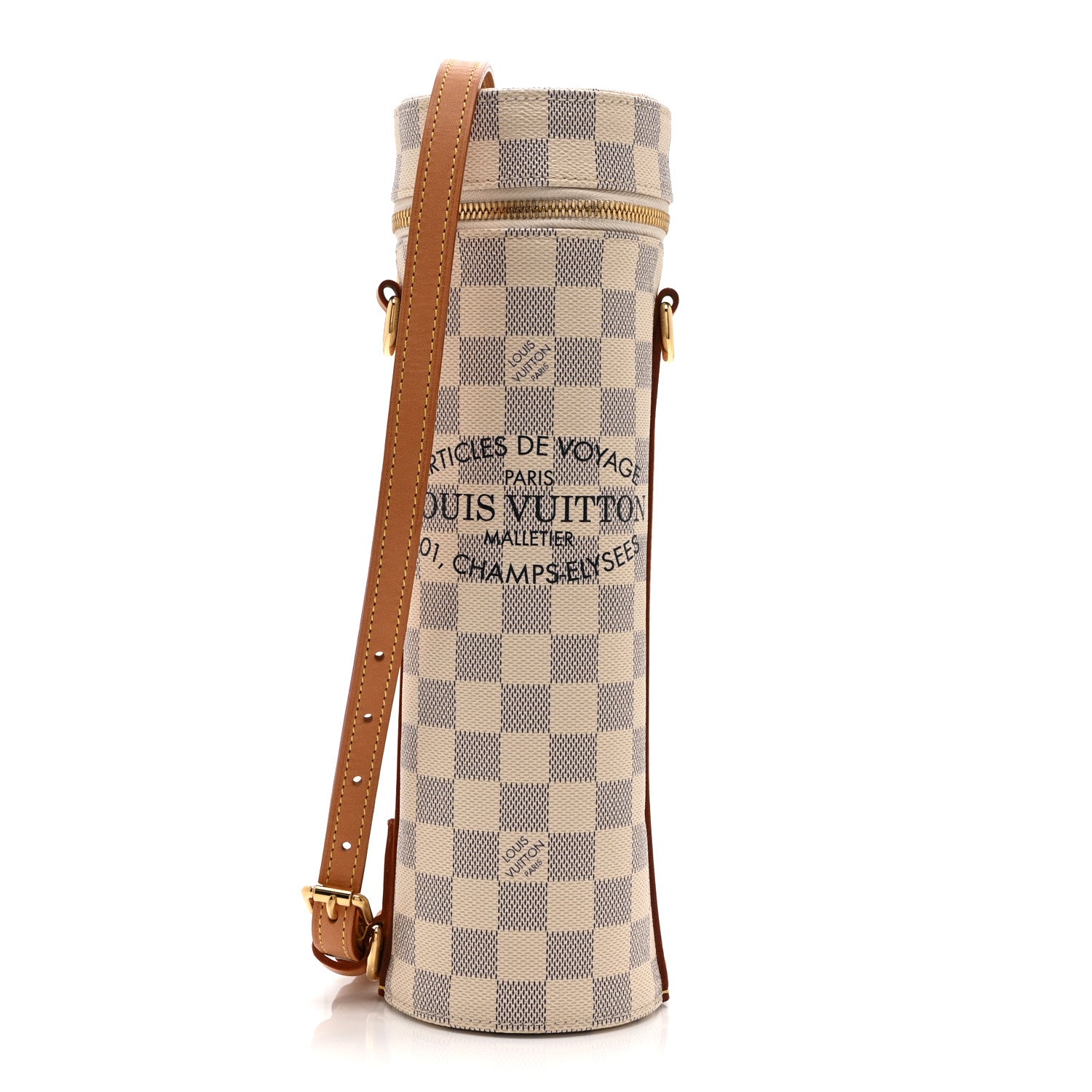 Louis Vuitton Damier Azur Bottle Holder 1827652 – FASHIONPHILE
