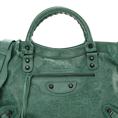 Balenciaga Agneau Classic Hardware City Vert Sauge 9 of 15