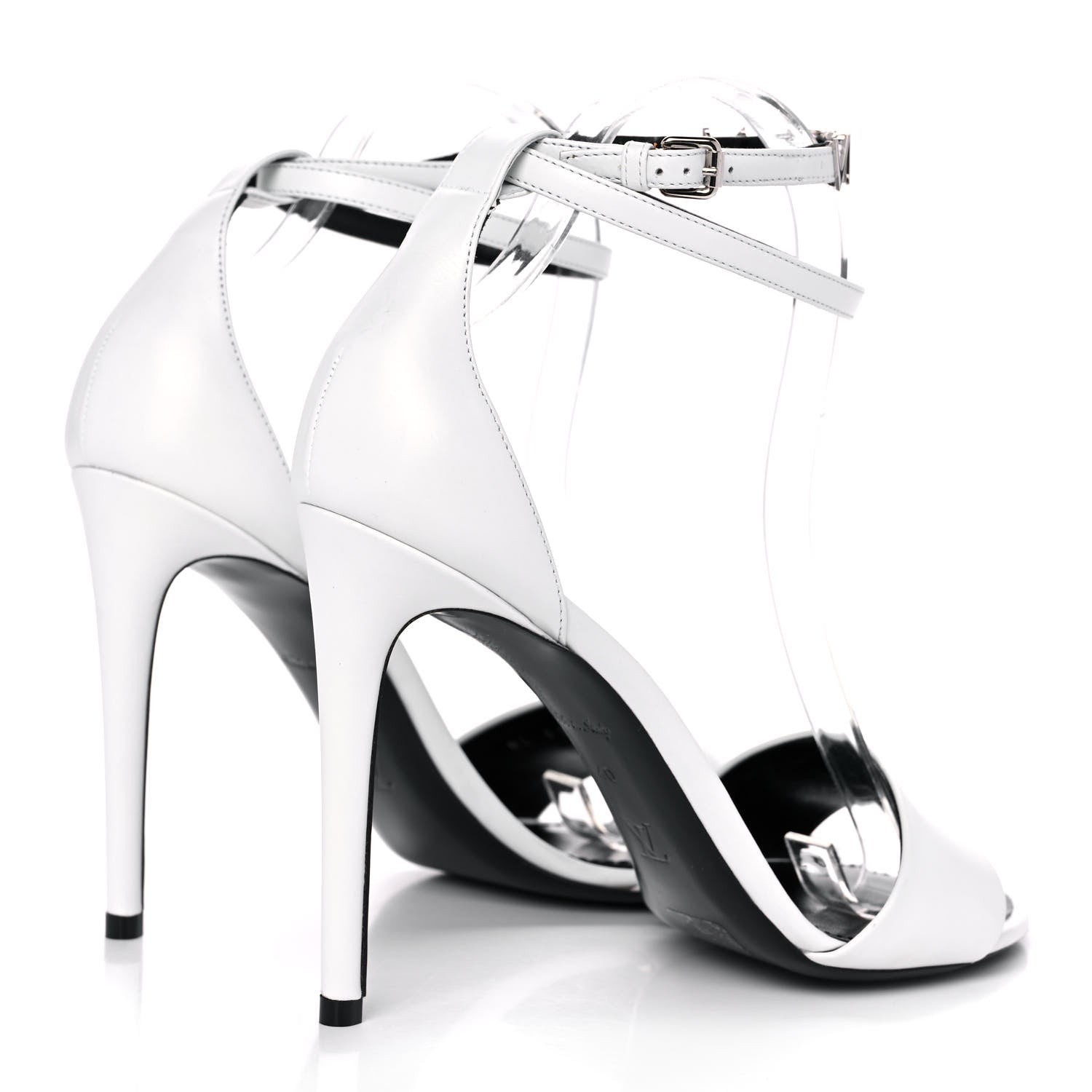 Louis Vuitton Calfskin Call Back Sandals 40 White 4 of 11