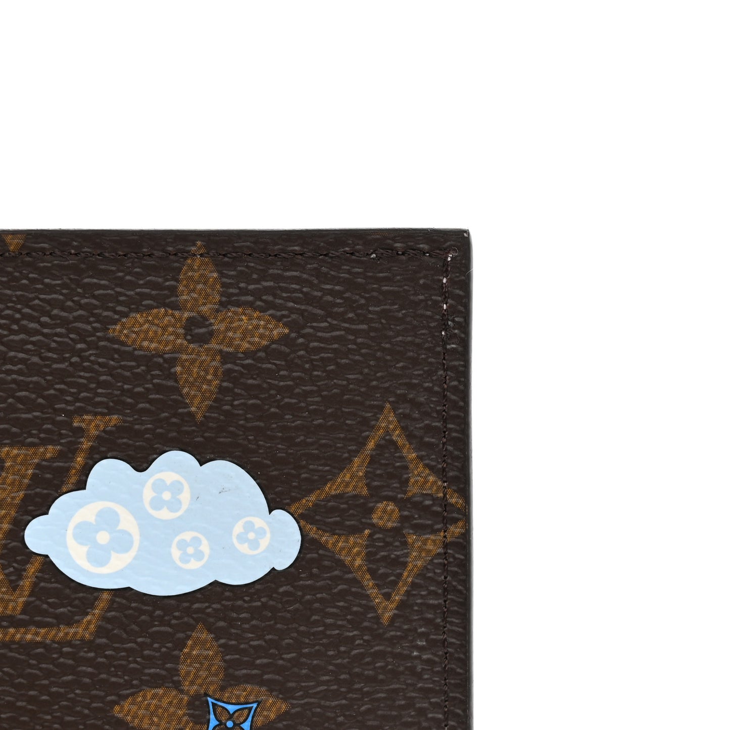 Monogram 2020 Christmas Animation Big Wheel Passport Cover Rose Ballerine