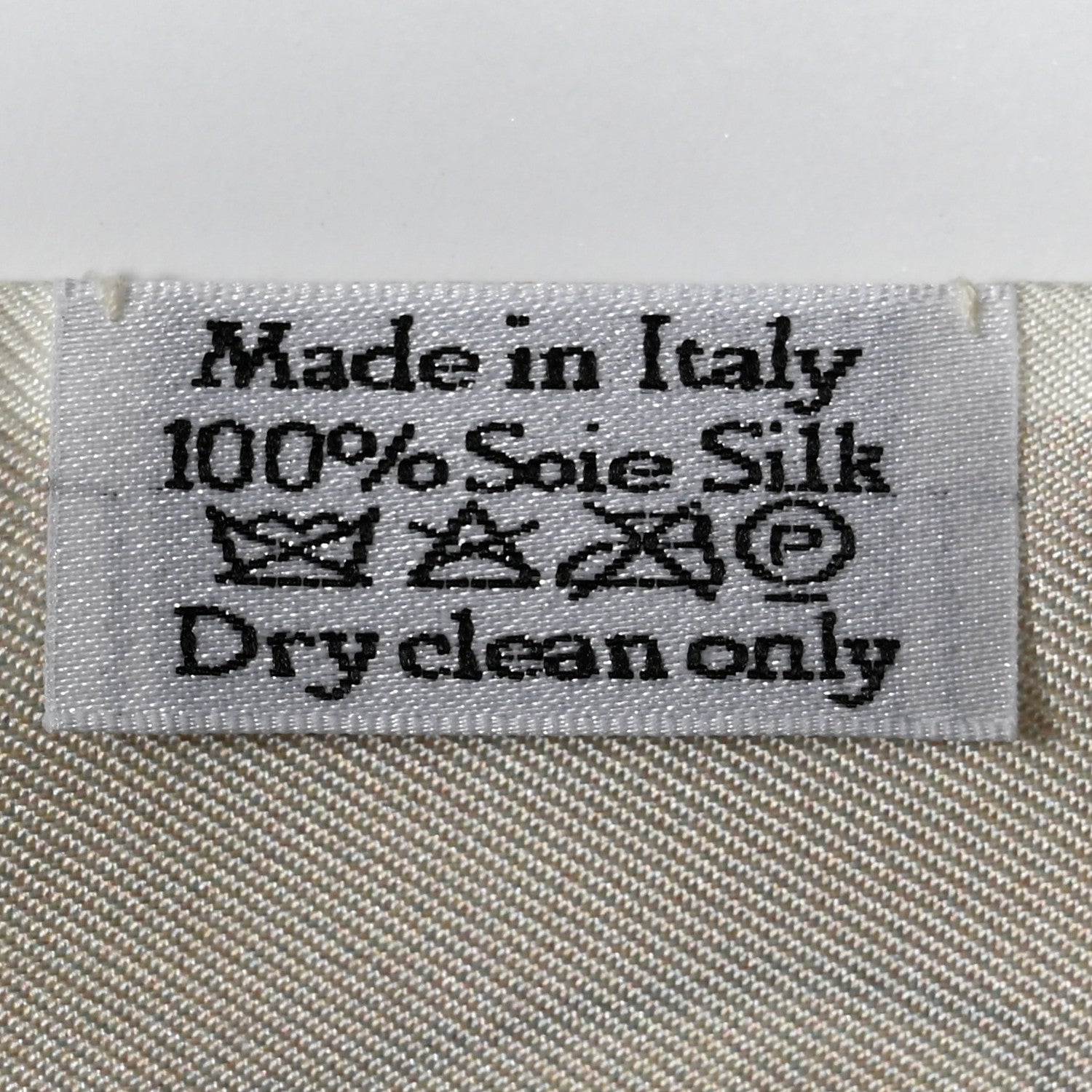 Christian Dior Silk ABCDior Mitzah "A" Scarf Off White Off White 3 of 4