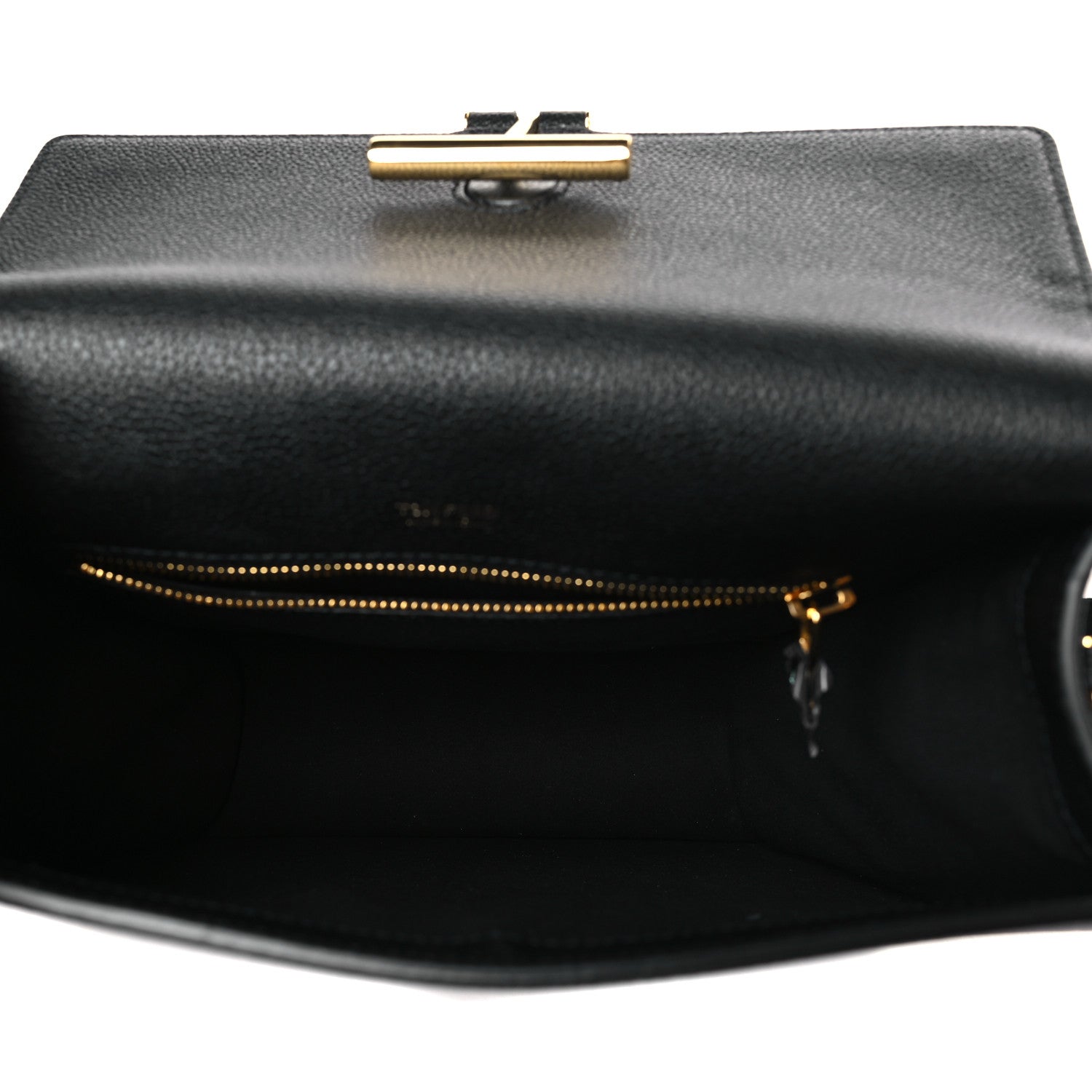 Tom Ford Calfskin Small T Clasp Tara Crossbody Bag Black 5 of 8